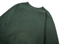 画像2: Used Champion Reverse Weave Sweat Shirt Green 目無し (2)