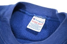 画像4: 90s Used Champion Reverse Weave Sweat Shirt Blue made in USA (4)
