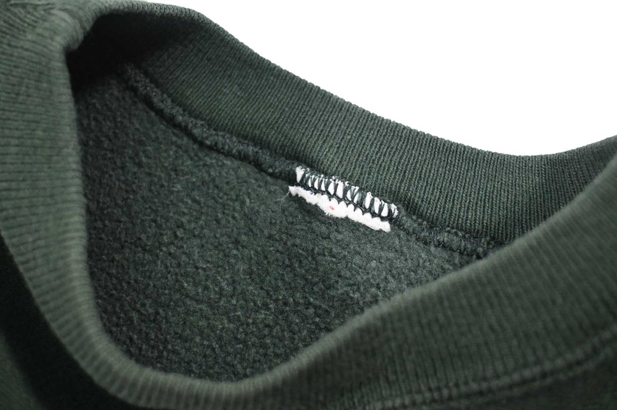 画像4: Used Champion Reverse Weave Sweat Shirt Green 目無し (4)