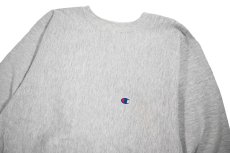画像2: 90s Used Champion Reverse Weave Sweat Shirt Ash made in USA (2)