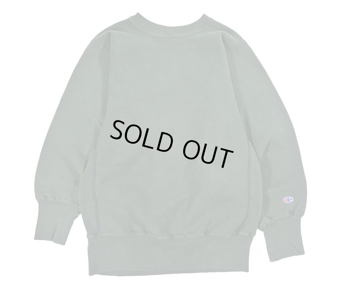 画像1: Used Champion Reverse Weave Sweat Shirt Green 目無し (1)