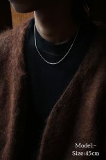 画像3: Italian Silver Necklace Snake (3)