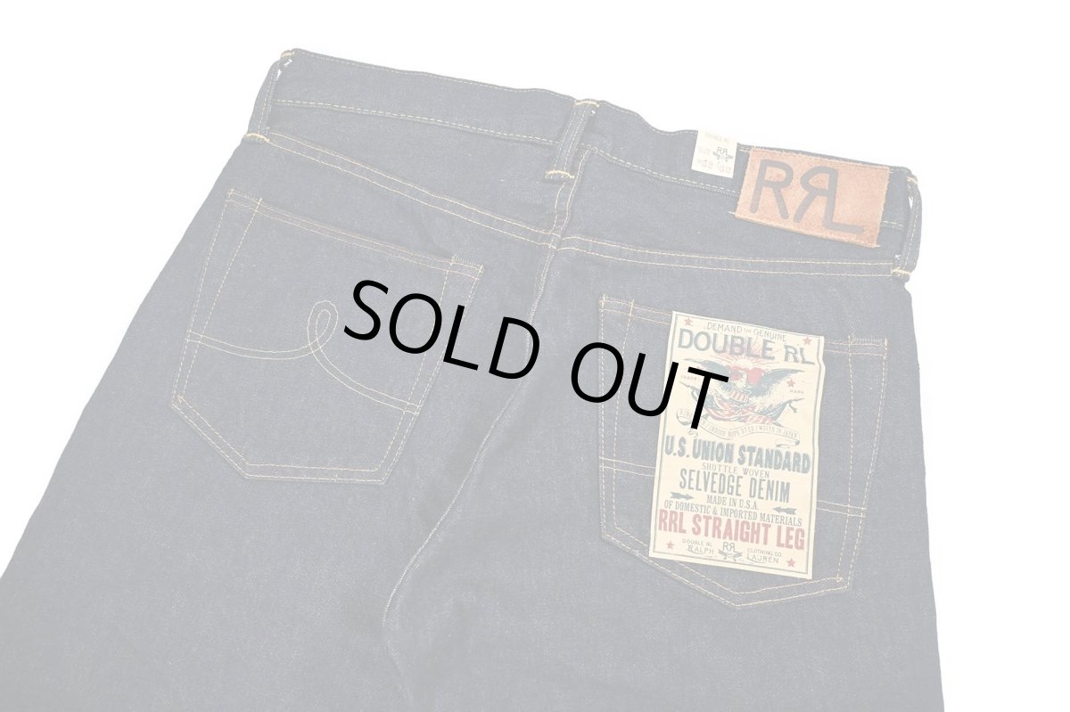 画像6: RRL Straight Leg Selvedge Jeans made in USA ラルフローレン (6)