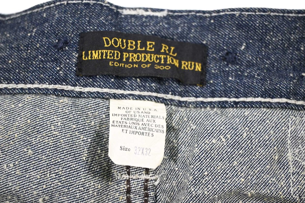 画像7: RRL Limited Waist Overall Light-Denim Buckle Back Jeans made in USA ラルフローレン (7)