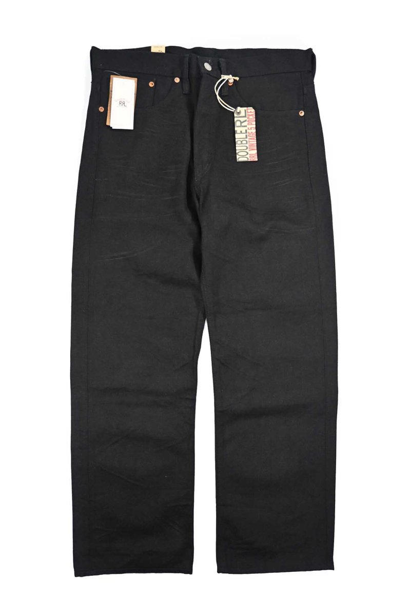 画像2: RRL Vintage 5Pocket Black Selvedge Jeans made in USA ラルフローレン (2)