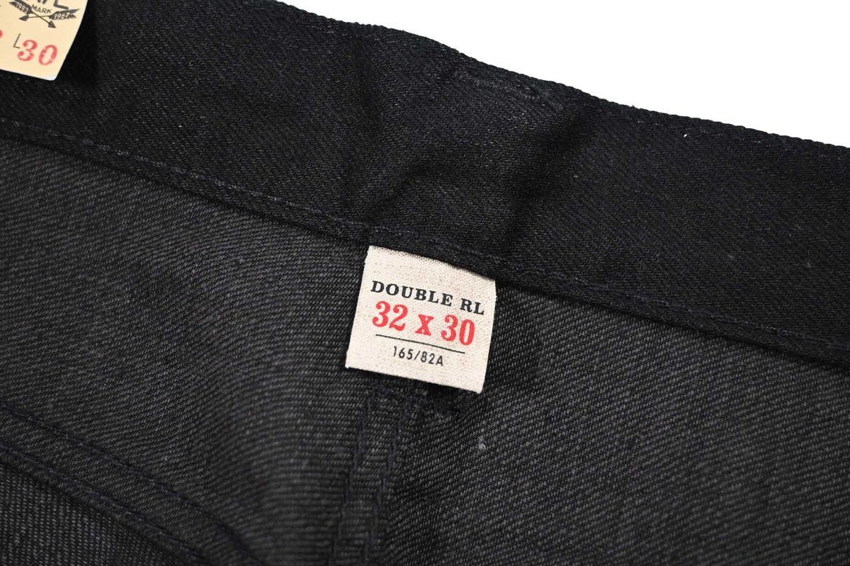 画像8: RRL Vintage 5Pocket Black Selvedge Jeans made in USA ラルフローレン (8)