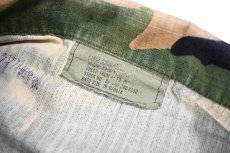 画像4: Used Us Military Bleached BDU Coat Woodland Camo (4)
