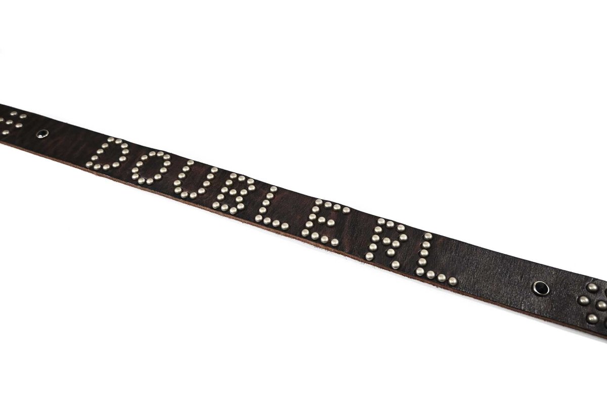画像2: RRL Studded Leather Belt ラルフローレン (2)