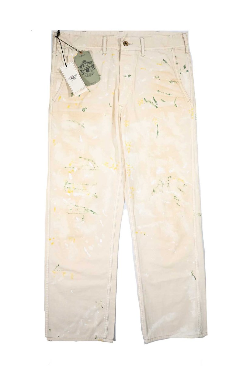 画像1: RRL Distressed Paint Carpenter Pants ラルフローレン (1)