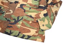 画像3: Used Us Military Bleached BDU Coat Woodland Camo (3)