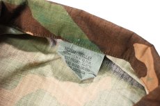 画像4: Used Us Military Bleached BDU Coat Woodland Camo (4)