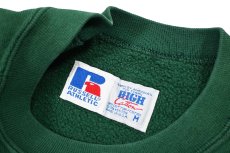 画像4: Used Russell Athletic Blank Sweat Shirt Green made in USA (4)