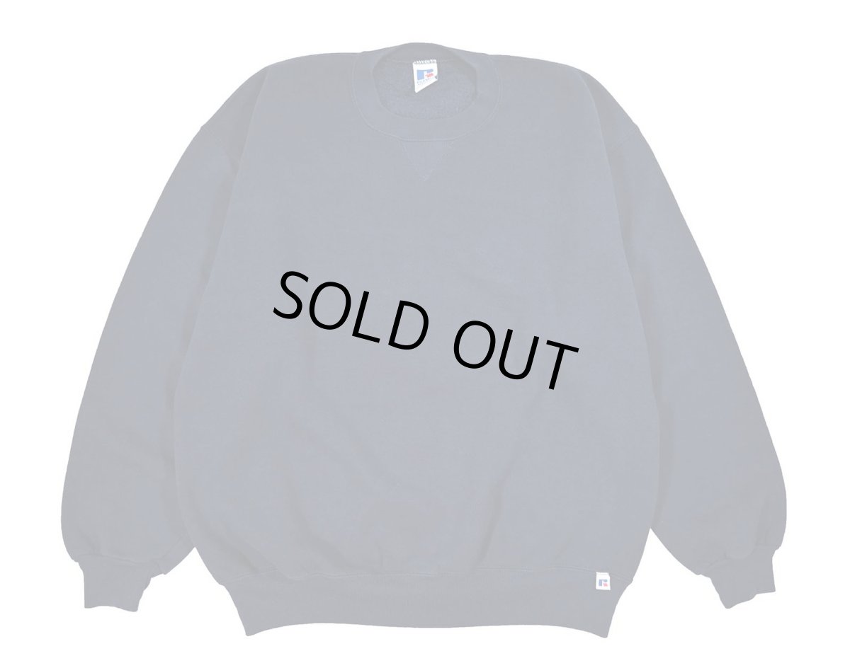 画像1: Used Russell Athletic Blank Sweat Shirt Navy made in USA (1)