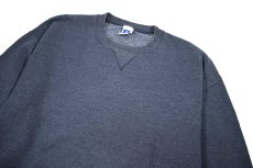 画像2: Used Russell Athletic Blank Sweat Shirt Navy (2)