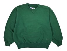 画像1: Used Russell Athletic Blank Sweat Shirt Green made in USA (1)