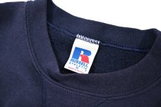 画像4: Used Russell Athletic Blank Sweat Shirt Navy (4)