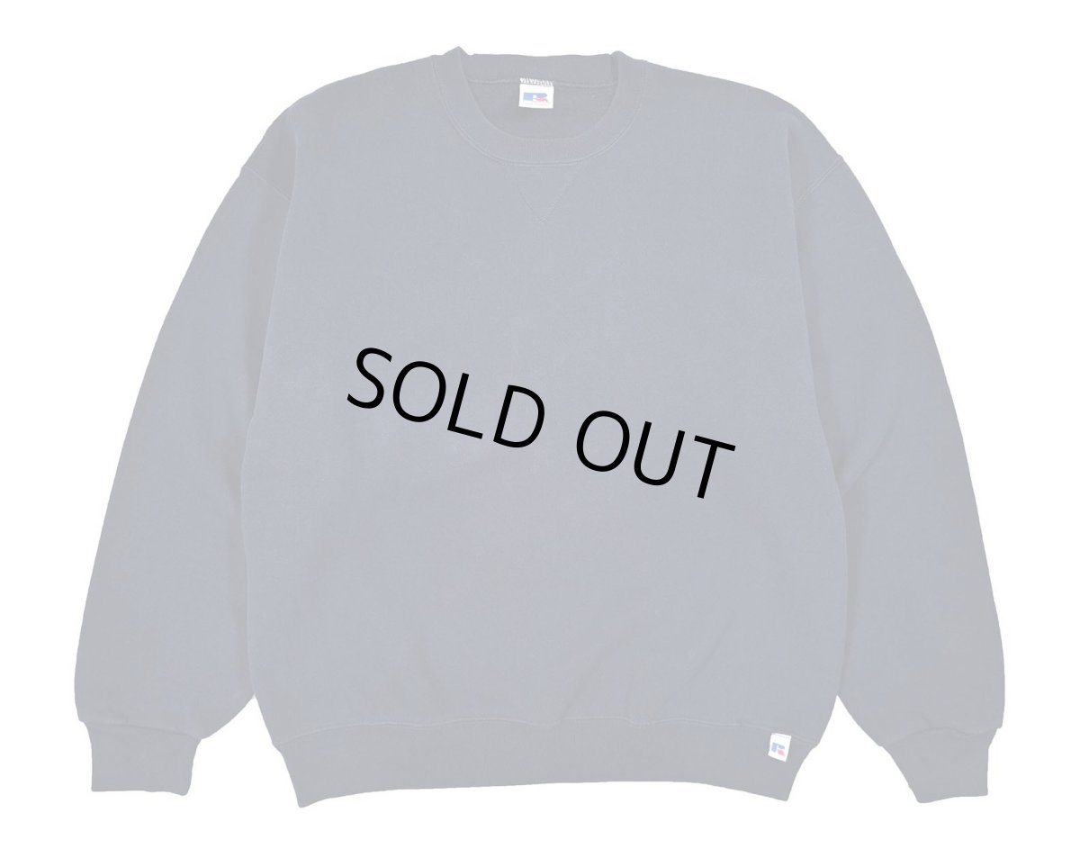 画像1: Used Russell Athletic Blank Sweat Shirt Navy (1)