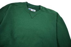 画像2: Used Russell Athletic Blank Sweat Shirt Green made in USA (2)