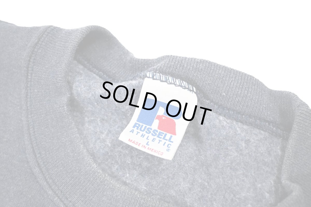 画像4: Used Russell Athletic Blank Sweat Shirt Navy (4)