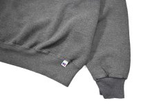 画像3: Used Russell Athletic Blank Sweat Shirt Charcoal (3)