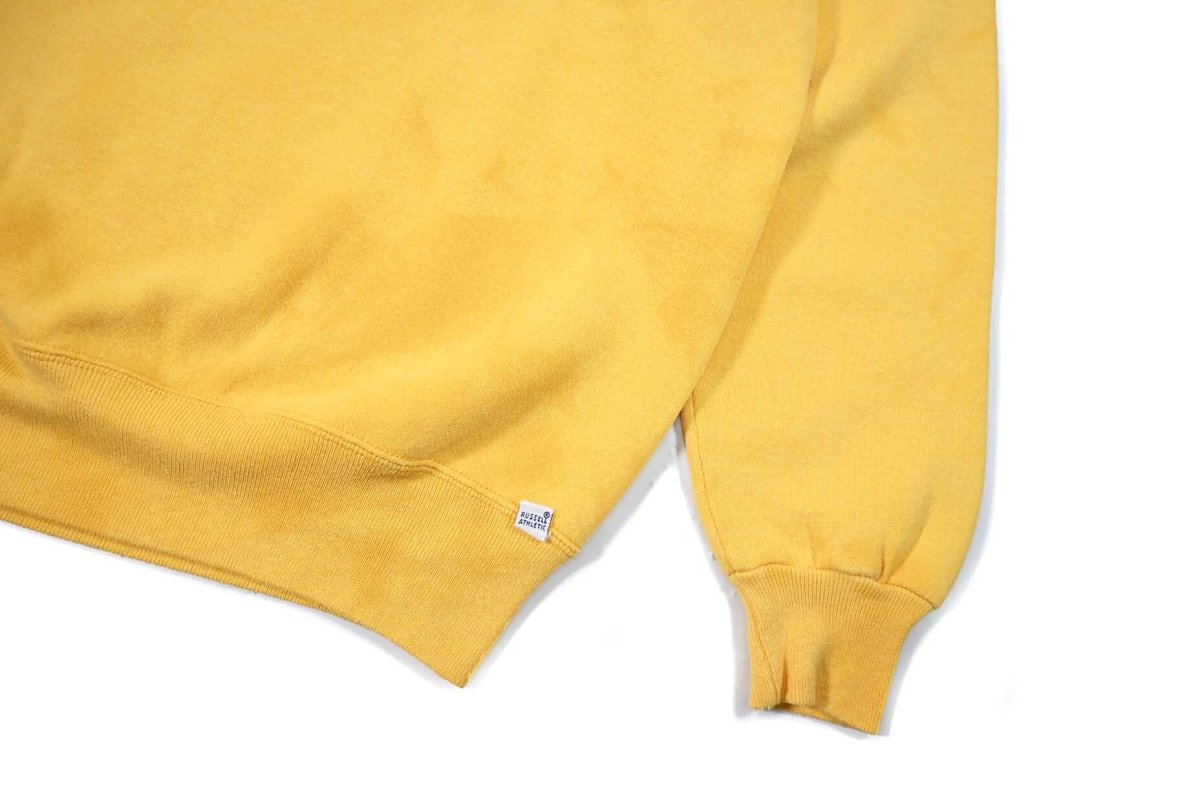 画像3: Used Russell Athletic Blank Sweat Shirt Yellow made in USA (3)