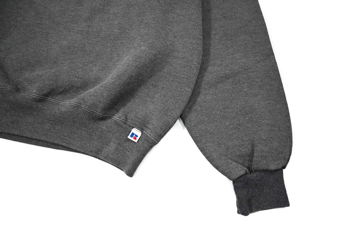 画像3: Used Russell Athletic Blank Sweat Shirt Charcoal (3)