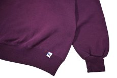 画像3: Used Russell Athletic Blank Sweat Shirt Burgundy made in USA (3)