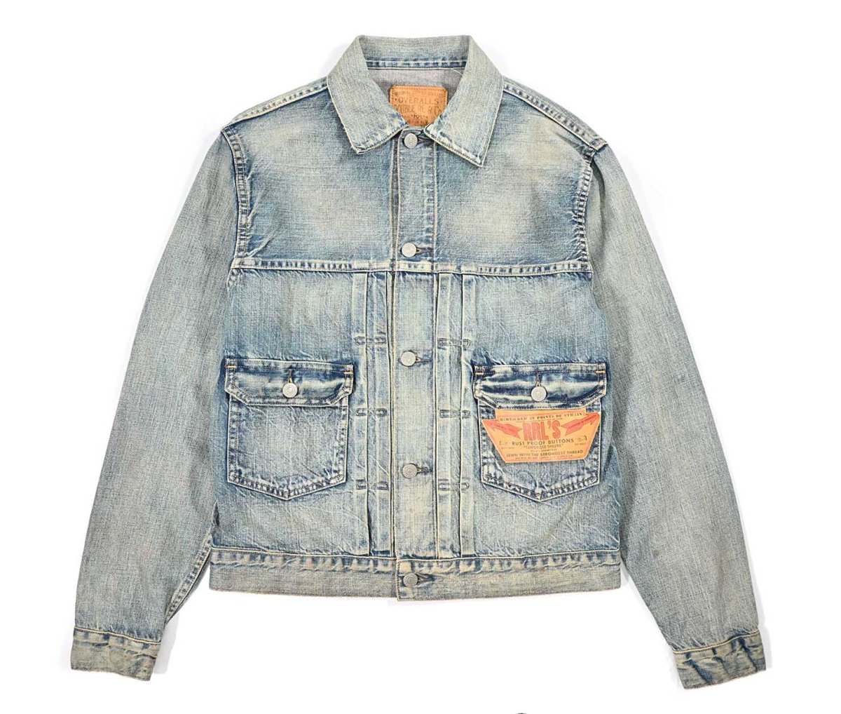 画像1: RRL Type 2 Denim Trucker Jacket ラルフローレン (1)