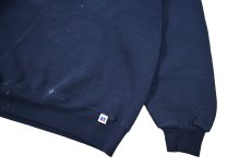 画像3: Used Russell Athletic Blank Sweat Shirt Navy made in USA (3)