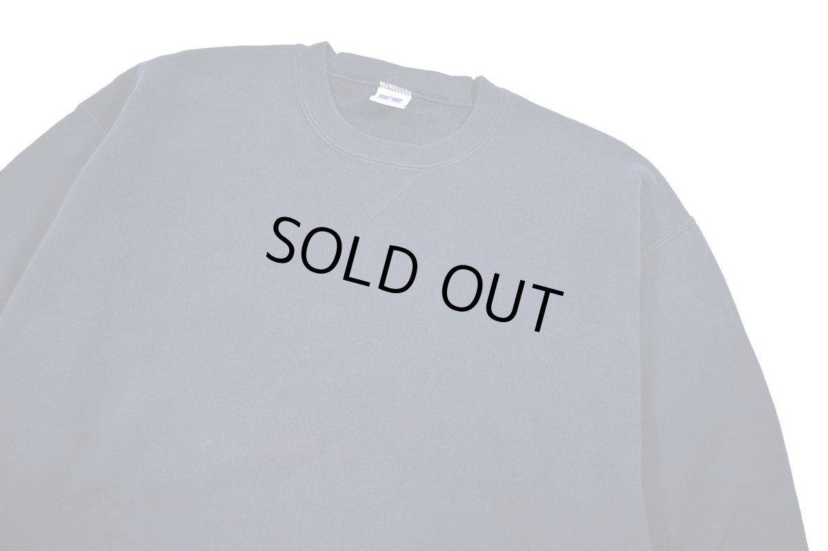 画像2: Used Russell Athletic Blank Sweat Shirt Navy (2)