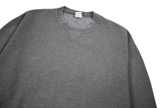 画像2: Used Russell Athletic Blank Sweat Shirt Charcoal (2)