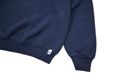 画像3: Used Russell Athletic Blank Sweat Shirt Navy (3)