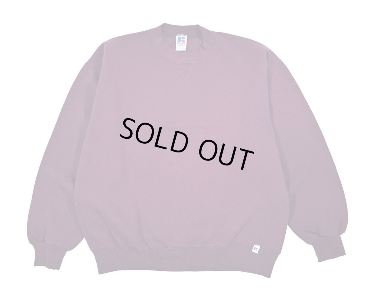 画像1: Used Russell Athletic Blank Sweat Shirt Burgundy made in USA (1)