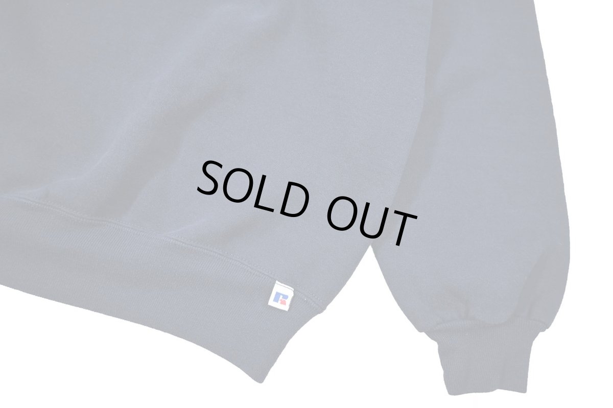 画像3: Used Russell Athletic Blank Sweat Shirt Navy made in USA (3)