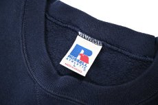 画像4: Used Russell Athletic Blank Sweat Shirt Navy (4)
