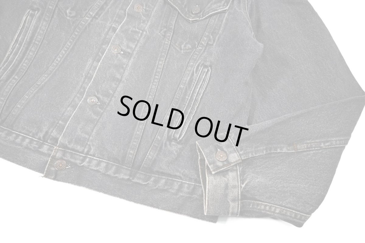 画像3: 80s Used Levi's 71506-0259 Denim Jacket Black made in USA (3)