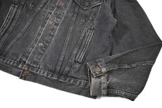 画像3: 80s Used Levi's 71506-0259 Denim Jacket Black made in USA (3)
