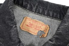 画像4: 80s Used Levi's 71506-0259 Denim Jacket Black made in USA (4)