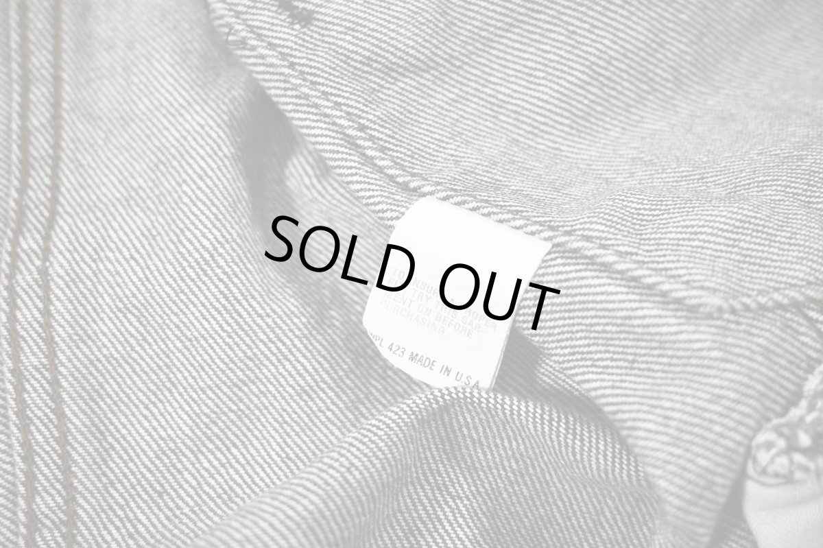 画像5: 80s Used Levi's 71506-0259 Denim Jacket Black made in USA (5)