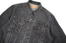 画像2: 80s Used Levi's 71506-0259 Denim Jacket Black made in USA (2)