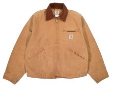 画像1: Used Carhartt Unlined Detroit Jacket made in USA (1)