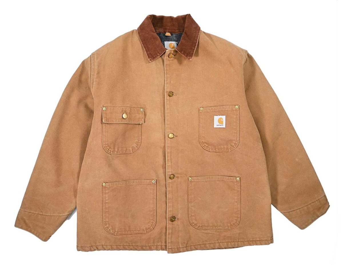 画像1: Used Carhartt Michigan Chore Coat (1)