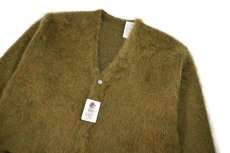 画像2: A.R.P. Premium Mohair Cardigan W/Pocket Olive (2)