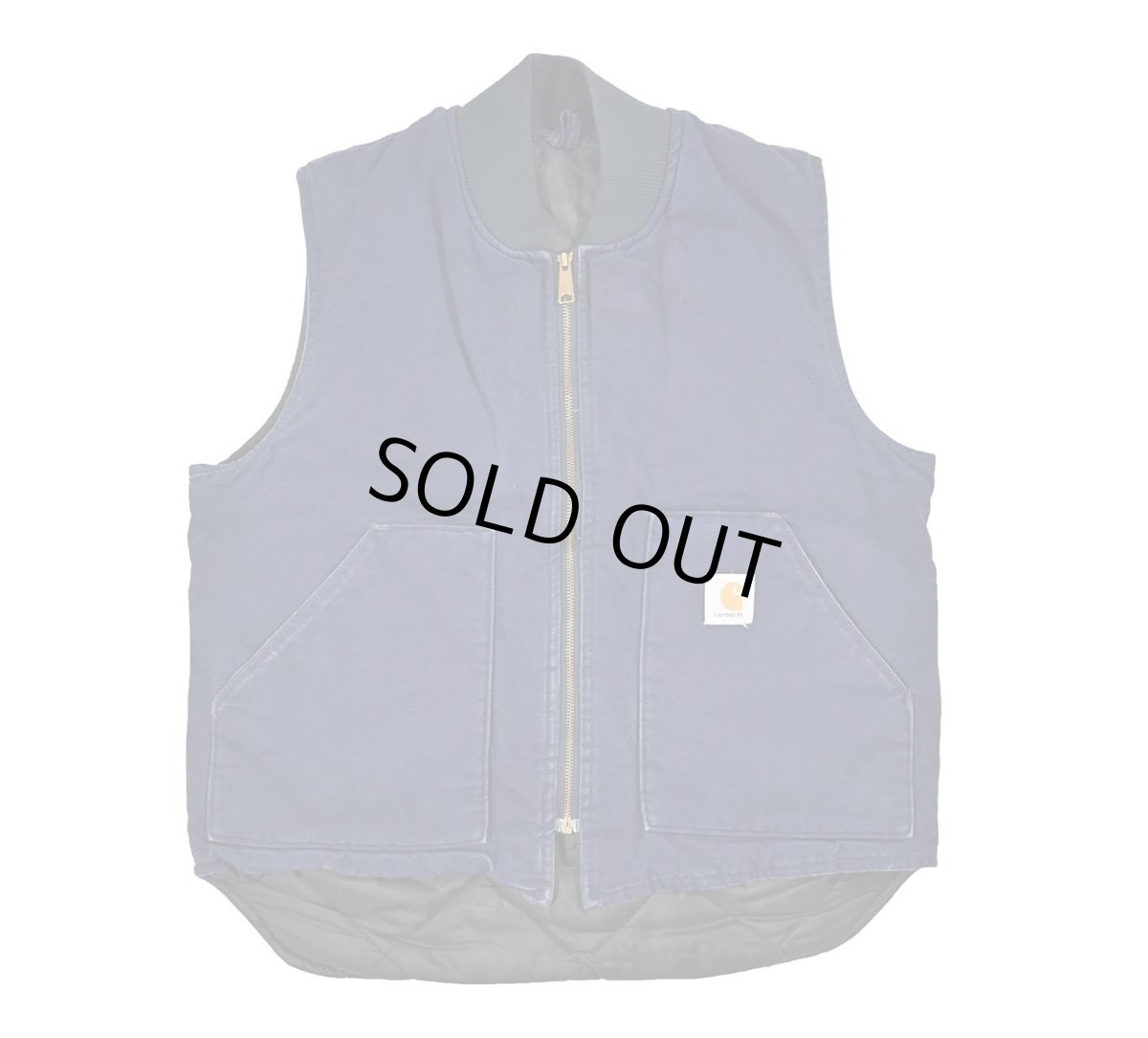 画像1: Used Carhartt Duck Vest made in USA (1)