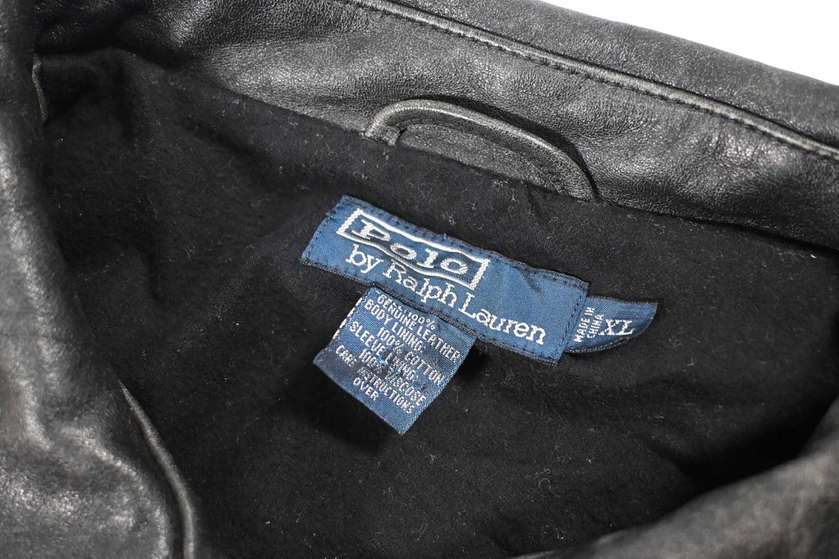 画像5: Used Polo Ralph Lauren Leather Coat (5)