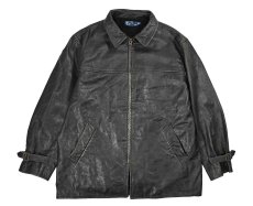 画像1: Used Polo Ralph Lauren Leather Coat (1)