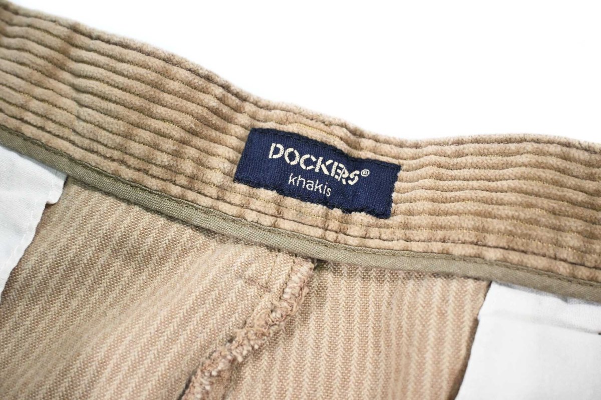 画像6: Used Dockers Corduroy Pants Kahki (6)