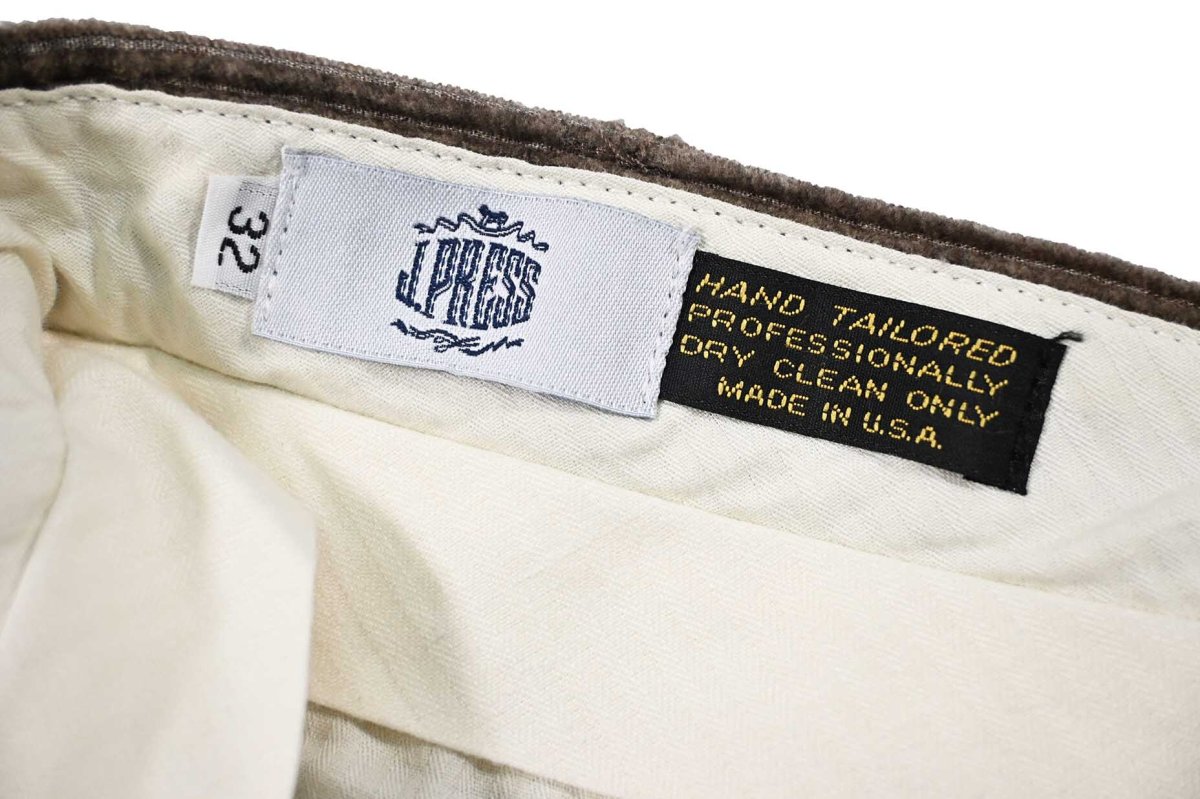 画像6: Used J.Press Corduroy Pants Brown (6)