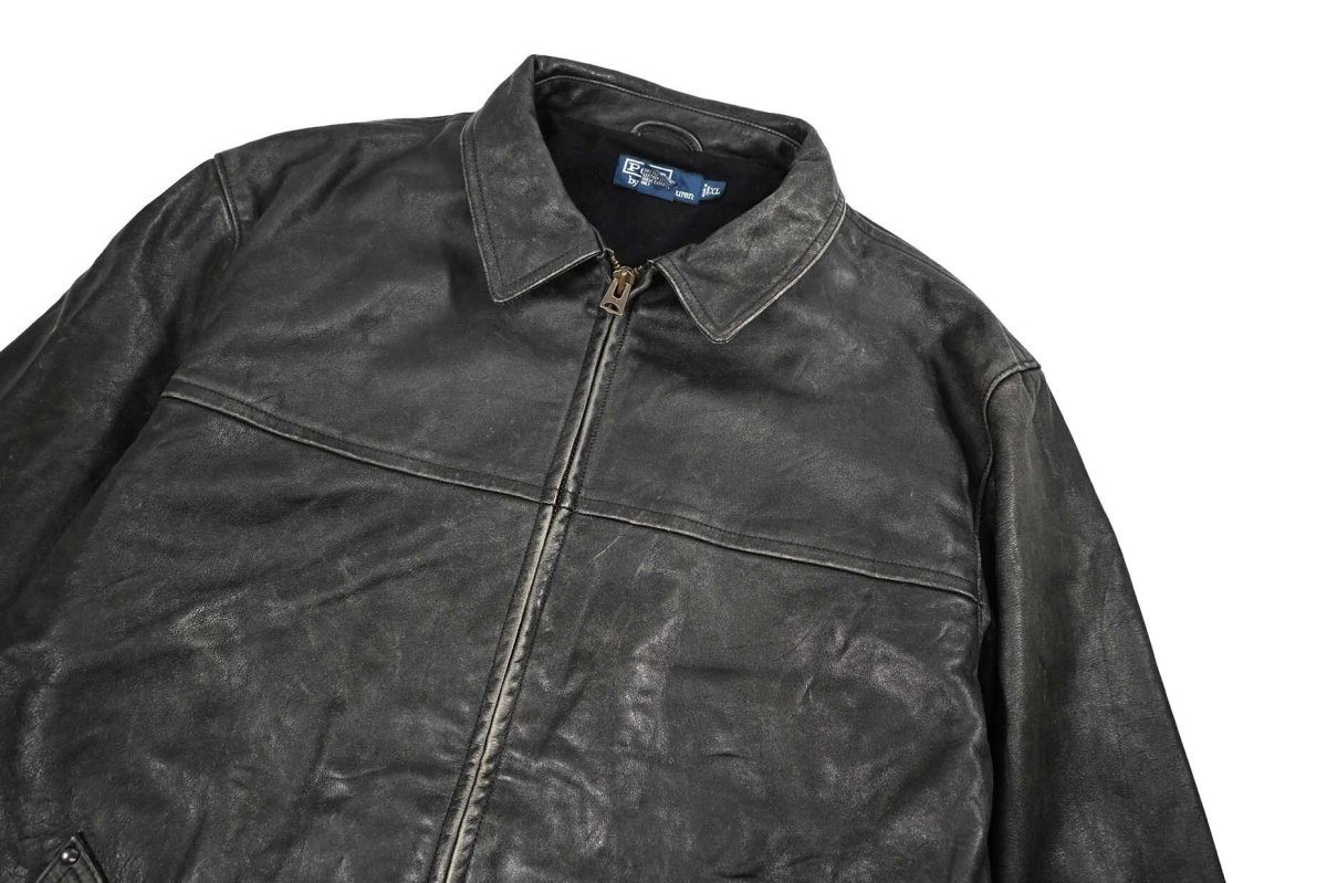 画像3: Used Polo Ralph Lauren Leather Coat (3)