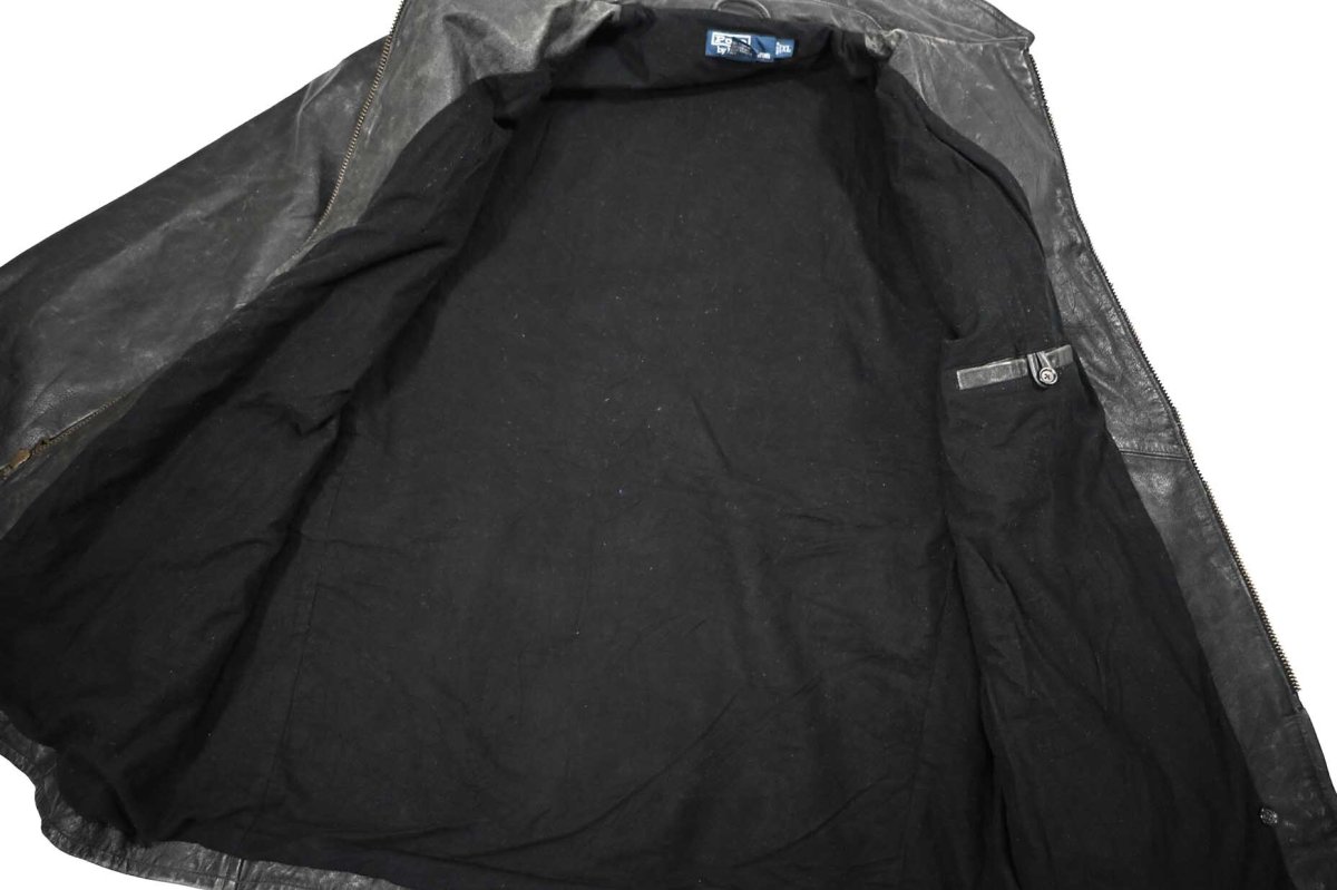 画像6: Used Polo Ralph Lauren Leather Coat (6)